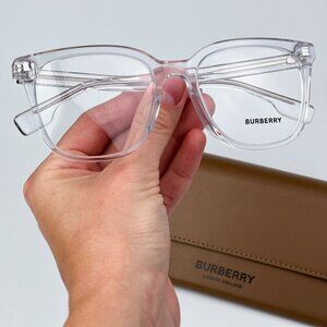Burberry BE2361D 3024 BRAND NEW Eyeglasses Transparent Clear Square Unisex